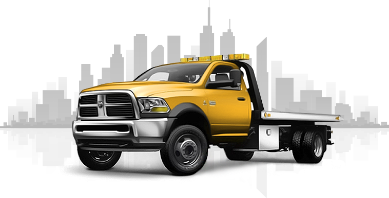 BurjTowing flatbed tow truck for car recovery in Dubai